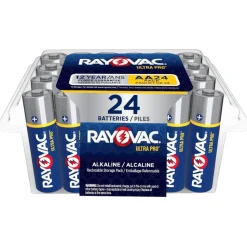 Rayovac Ultra Pro Alka AA Batteries, Pack Of 24 Batteries, ALAA24