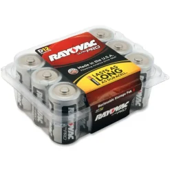 Rayovac Ultra Pro Alkaline D Battery 12-Packs - For Multipurpose - D - 1.5 V DC - 12/Pack - 8 / Carton