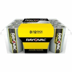 Rayovac Ultra Pro Alkaline D Battery 12-Packs - For Multipurpose - D - 1.5 V DC - 12/Pack - 8 / Carton
