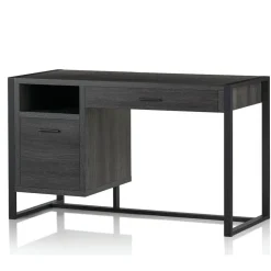 RealSpace DeJori 51”W Writing Desk, Charcoal