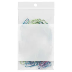 Reclosable Bags With Write-On Panel, 3" x 5", Box Of 100