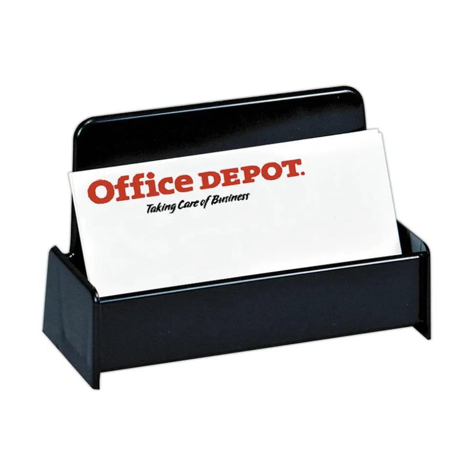 30% Recycled Standard Business Card Holder, Black