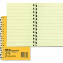 Rediform Brown Board Notebook, 5" x 7-3/4", 1 Subject, 80 Sheets, Brown