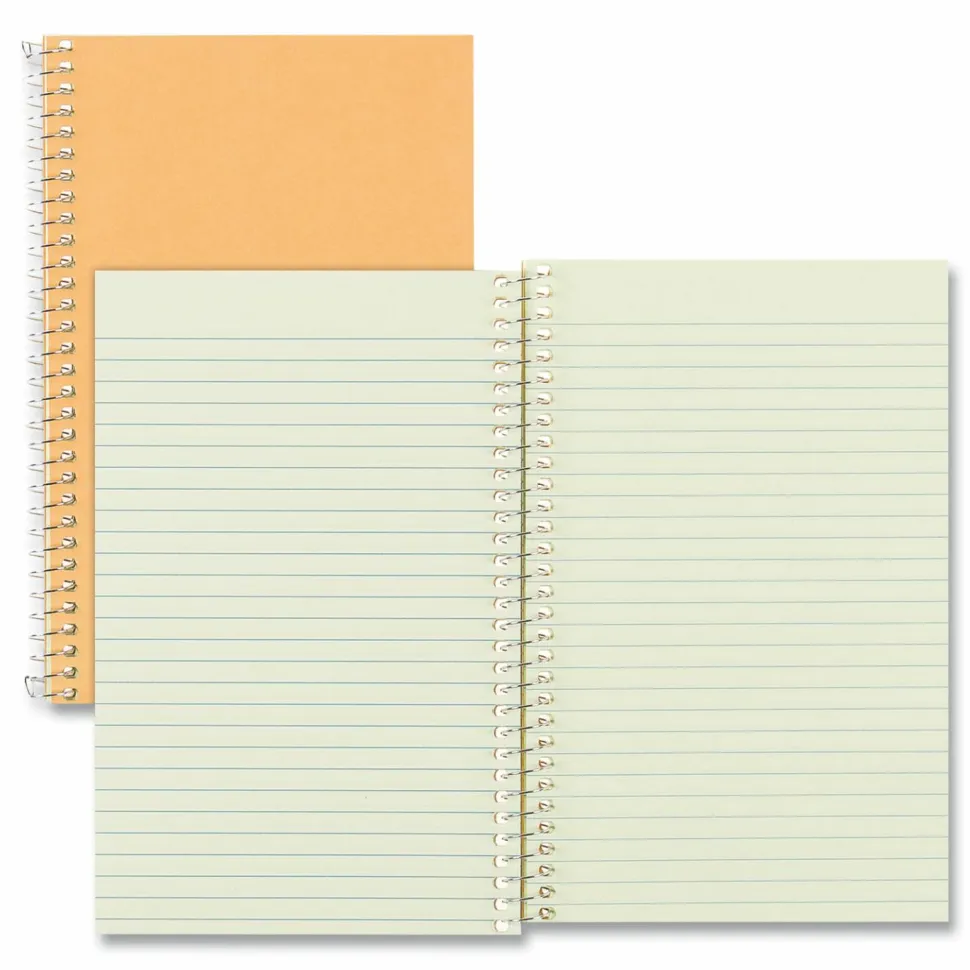 Rediform Brown Board Notebook, 5" x 7-3/4", 1 Subject, 80 Sheets, Brown