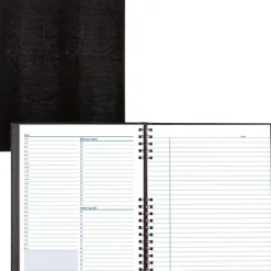 Rediform College Rule NotePro Organizer, 11" x 8 1/2", Black, Undated Calendar