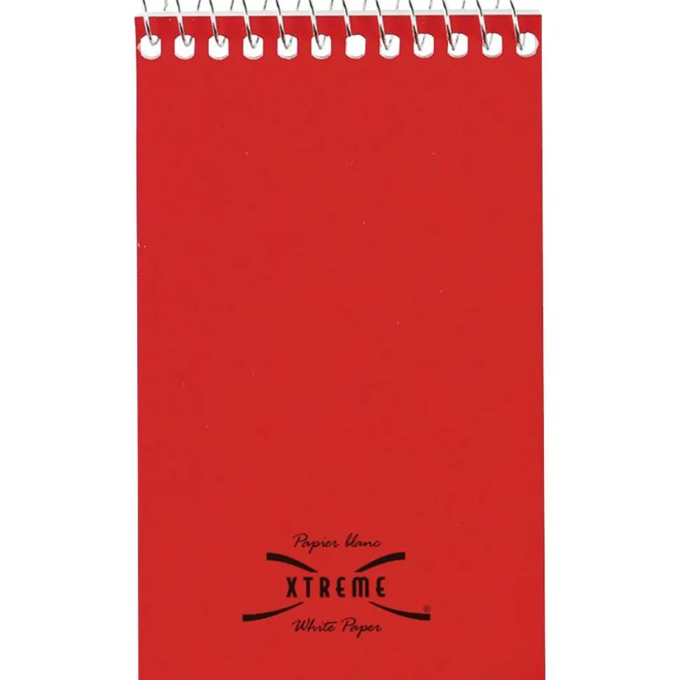 Rediform Wirebound Memo Notebook, 3" x 5", 60 Sheets, Assorted Colors