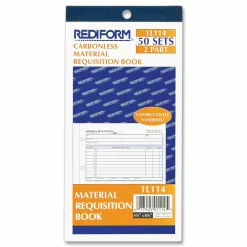 Rediform Material Requisition Purchasing Forms - 50 Sheet(s) - 2 PartCarbonless Copy - 7 7/8"x4 1/4" Sheet Size - White, Yellow - Black Print Color