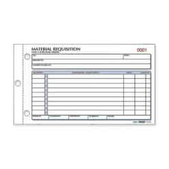 Rediform Material Requisition Purchasing Forms - 50 Sheet(s) - 2 PartCarbonless Copy - 7 7/8