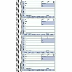 Rediform Memo Style Phone Message Book, 2 Part, Book Of 400 Messages, Blue