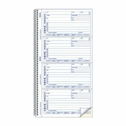 Rediform Memo Style Phone Message Book, 2 Part, Book Of 400 Messages, Blue
