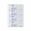 Rediform Receipt Money Collection Forms - 200 Sheet(s) - Book Bound - 2 Part - Carbonless Copy - 7" x 2.75" Sheet Size - Assorted Sheet(s) - 1 Each