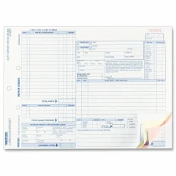 Rediform Speediset Four-Part Auto Repair Form, Four-Part Carbonless, 11 x 8.5, 50 Forms Total