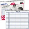 Rediform Visitor's Log Book, Letter Size (8 1/2" x 11"), 50 Sheets, 50% Recycled, Blue