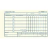 Rediform Weekly Time Clock Card Pad, 4.25" x 7", Manila, Pad Of 100