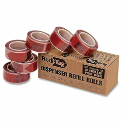 Redi-Tag - Flag refills - - 720 sheets (6 x 120) - red
