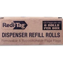 Redi-Tag - Flag refills - - 720 sheets (6 x 120) - red