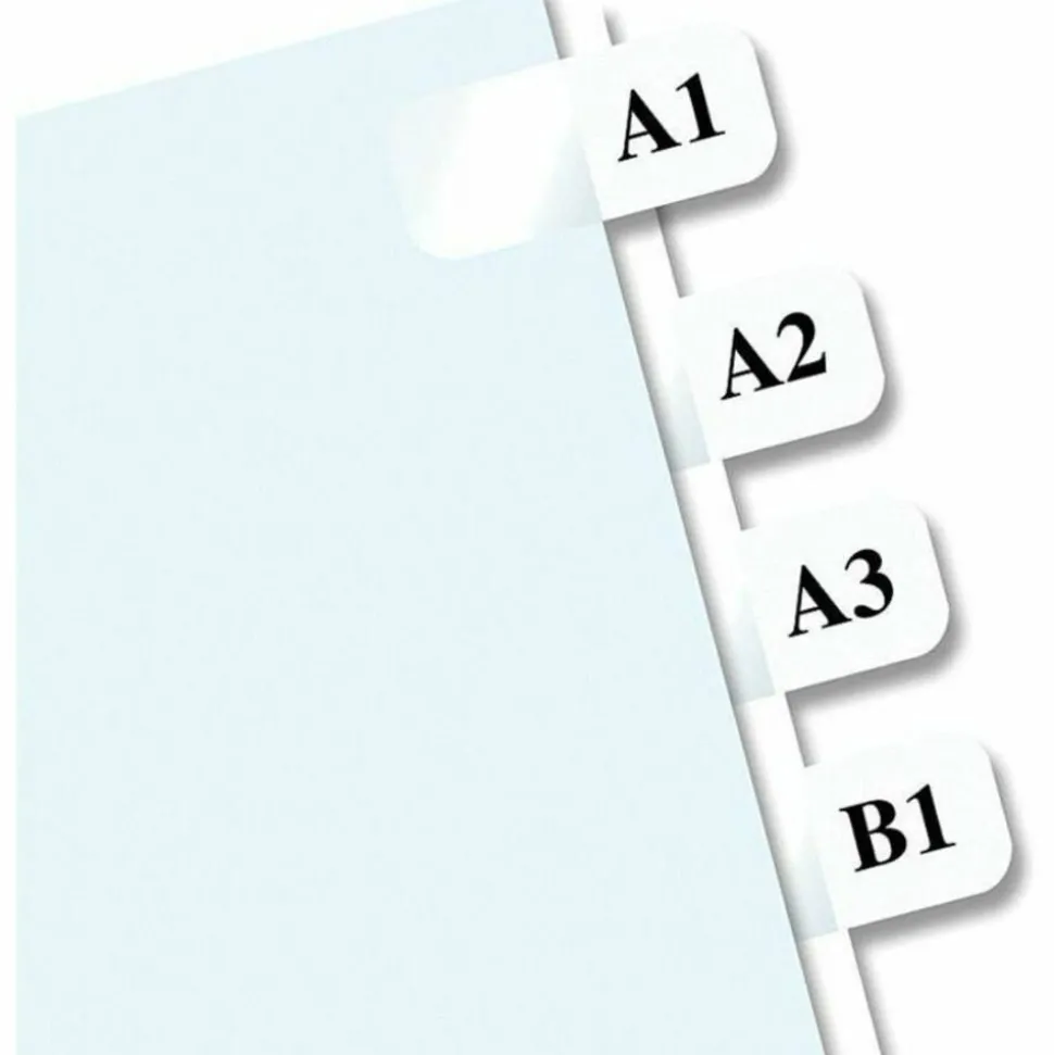 Redi-Tag Laser Printable Index Tabs, 1/12-Cut, White, 0.44" Wide, 675/Pack
