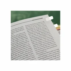 Redi-Tag Permanent Index Tabs, Blank, White, Pack Of 12