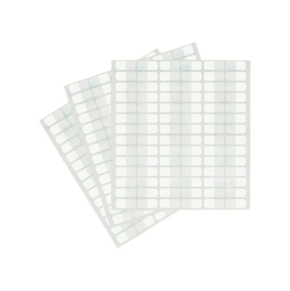 Redi-Tag Permanent Index Tabs, Blank, White, Pack Of 12
