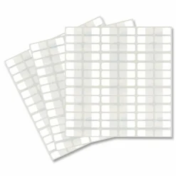 Redi-Tag Permanent Index Tabs, Blank, White, Pack Of 104 Tabs