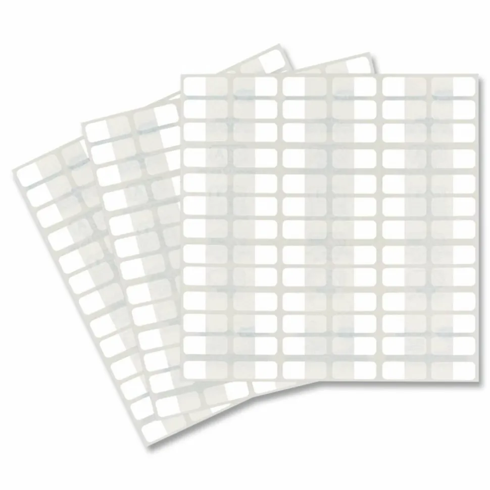 Redi-Tag Permanent Index Tabs, Blank, White, Pack Of 104 Tabs