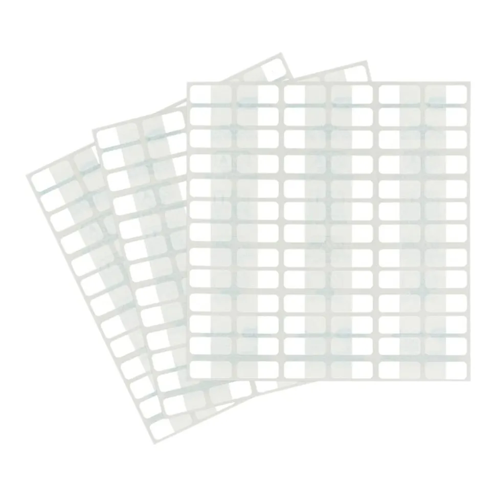 Redi-Tag Permanent Index Tabs, Blank, White, Pack Of 104 Tabs