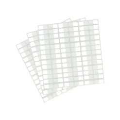 Redi-Tag Permanent Index Tabs, Blank, White, Pack Of 104 Tabs
