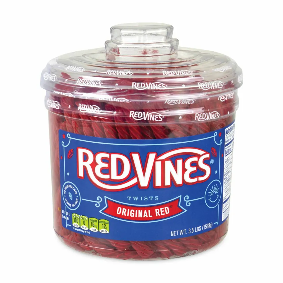 Red Vines Original Red Twists, 3.5 lb Tub