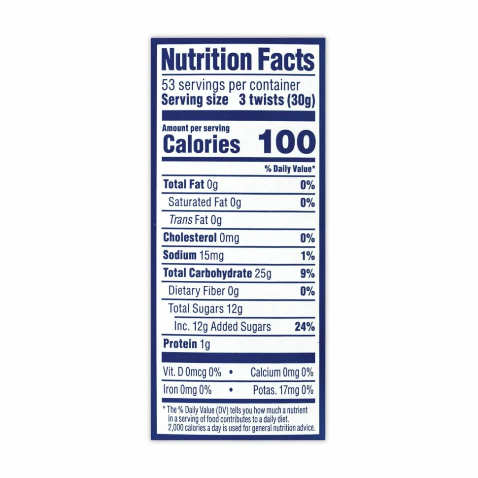 Red Vines Original Red Twists, 3.5 lb Tub