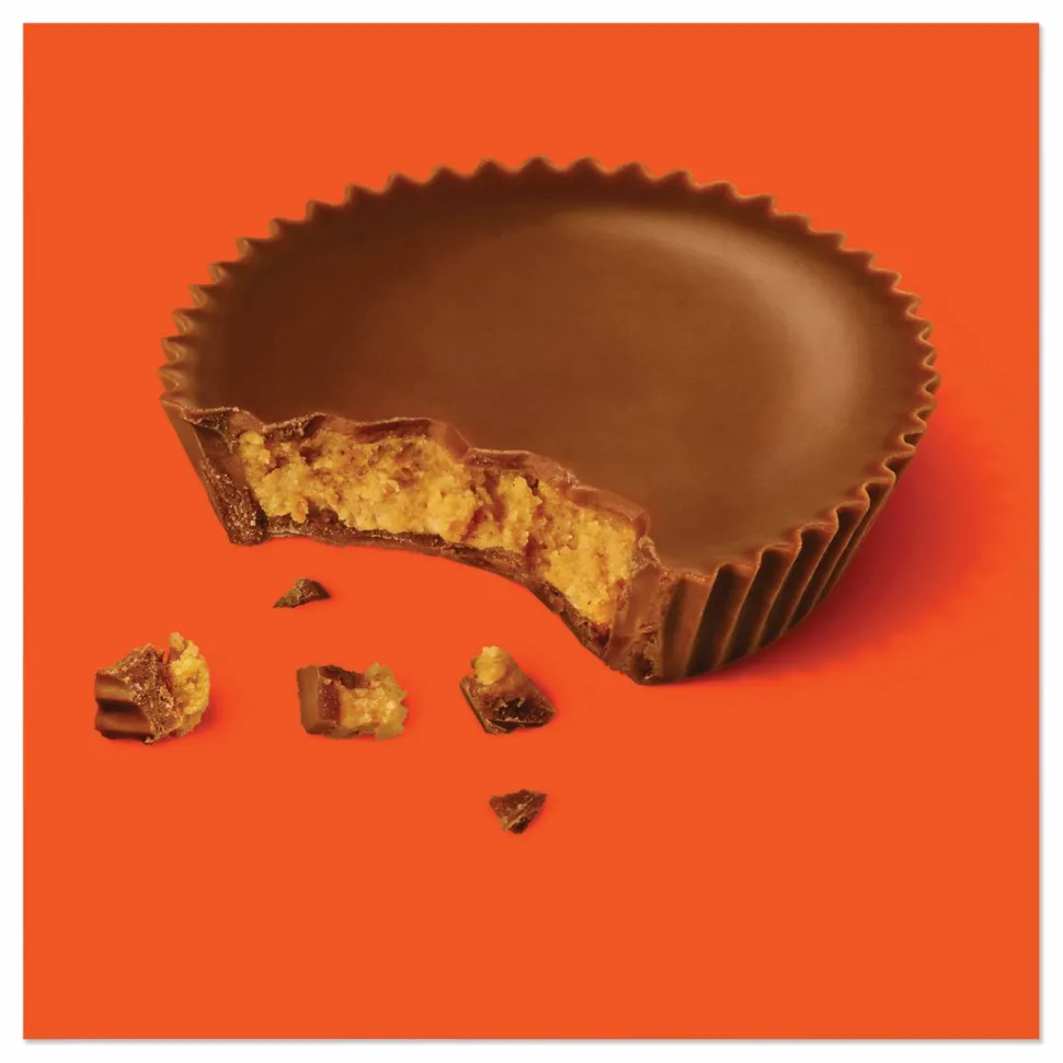 Reese's Peanut Butter Cups Bar, Full Size, 1.5 oz Bar, 2 Cups/Bar, 36 Bars/Box