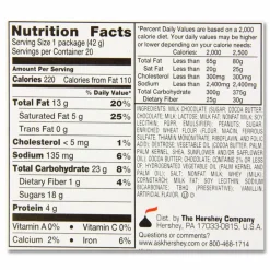 Reese's STICKS Wafer Bar, 1.5 oz Bar, 20 Bars/Box