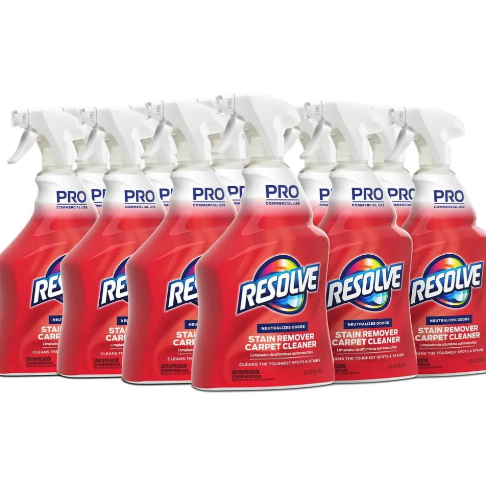 Resolve Professional Carpet Spot Cleaner, 32 Oz Bottle, Case Of 12