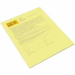 Revolution Digital Carbonless Paper, 1-Part, 8.5 x 11, Canary, 500/Ream
