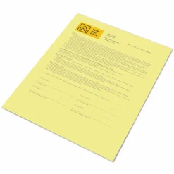 Revolution Digital Carbonless Paper, 1-Part, 8.5 x 11, Canary, 500/Ream