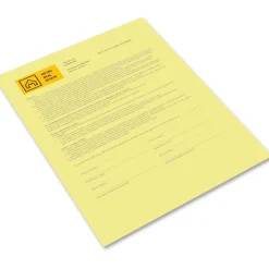 Revolution Digital Carbonless Paper, 1-Part, 8.5 x 11, Canary, 500/Ream
