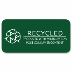 Roaring Spring Environotes Recycled Index Cards, Narrow Rule, 3 x 5 White, 100 Cards, 36/Carton