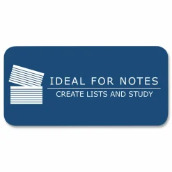 Roaring Spring Environotes Recycled Index Cards, Narrow Rule, 3 x 5 White, 100 Cards, 36/Carton