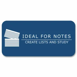 Roaring Spring Environotes Wirebound Recycled Index Cards, Narrow Rule, 3 x 5, White, 50 Cards, 24/Carton