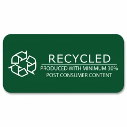 Roaring Spring Environotes Recycled Index Cards, Narrow Ruled, 4 x 6, White, 100 Cards, 36/Carton