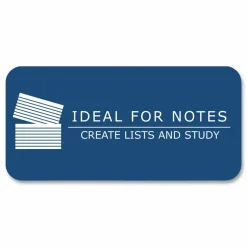 Roaring Spring Environotes Recycled Index Cards, Narrow Ruled, 4 x 6, White, 100 Cards, 36/Carton