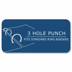 Roaring Spring Graph Filler Paper, 3-Hole, 8.5 x 11, Quadrille: 5 sq/in, 80 Sheets/Pack, 24 Packs/Carton