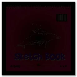 Roaring Spring Kids Sketch Notepad, Green Cover, Unruled, (40) White 9 x 9 Sheets, 12/Carton