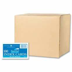 Roaring Spring White Index Cards, 3 x 5, 100 Cards, 36/Carton