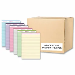 Roaring Spring EnviroShades Legal Notepads, Wide/Legal Rule, (50) Assorted Color 8.5 x 11 Sheets, 36/Carton