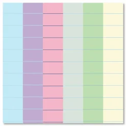 Roaring Spring EnviroShades Legal Notepads, Wide/Legal Rule, (50) Assorted Color 8.5 x 11 Sheets, 36/Carton