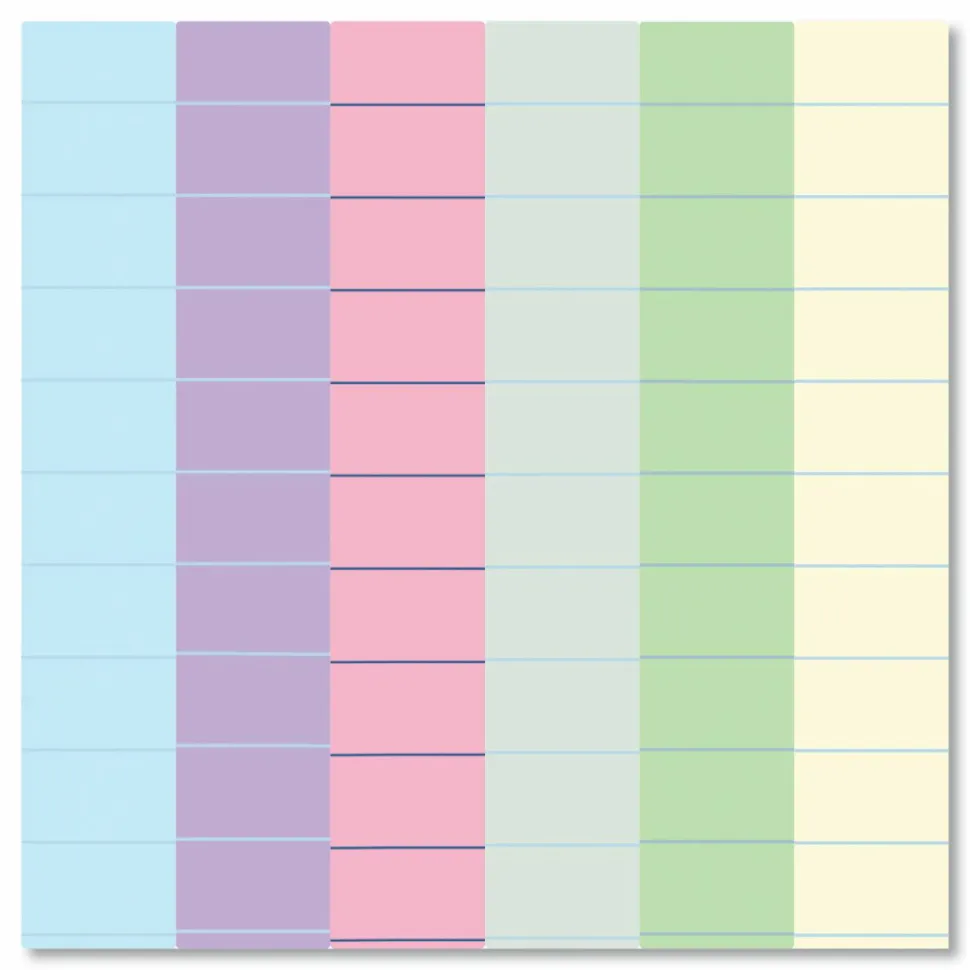 Roaring Spring EnviroShades Legal Notepads, Wide/Legal Rule, (50) Assorted Color 8.5 x 11 Sheets, 36/Carton