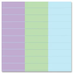 Roaring Spring EnviroShades Legal Notepads, Wide/Legal Rule, (40) Assorted Color 8.5 x 11 Sheets, 54/Carton