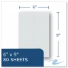Roaring Spring EnviroShades Steno Pad, White Cover, Gregg Rule, (80) Assorted Color 6 x 9 Sheets, 24/Carton
