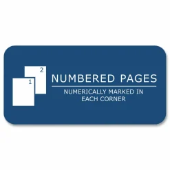Roaring Spring Lab and Science Two-Part Carbonless Notepad, Quadrille Rule (4 sq/in), Gray Cover, (50) White/Blue 8.5 x 11 Sets, 24/Carton