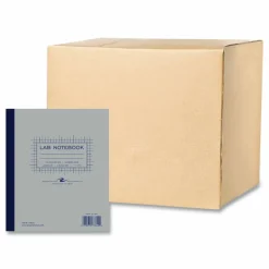 Roaring Spring Lab and Science Two-Part Carbonless Notebook, Quadrille Rule (4 sq/in), Gray Cover, (100) 11 x 9.25 Sheets, 5/Carton